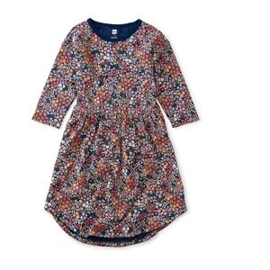 Tea Collection • Girls Floral Long Sleeve Midi Dress • Size 4